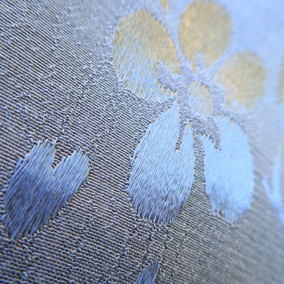 Spencer Alexis SiLK Blend Boho Kimono Top Neutral Beige Pink Knot Button Embosse - Picture 5 of 8